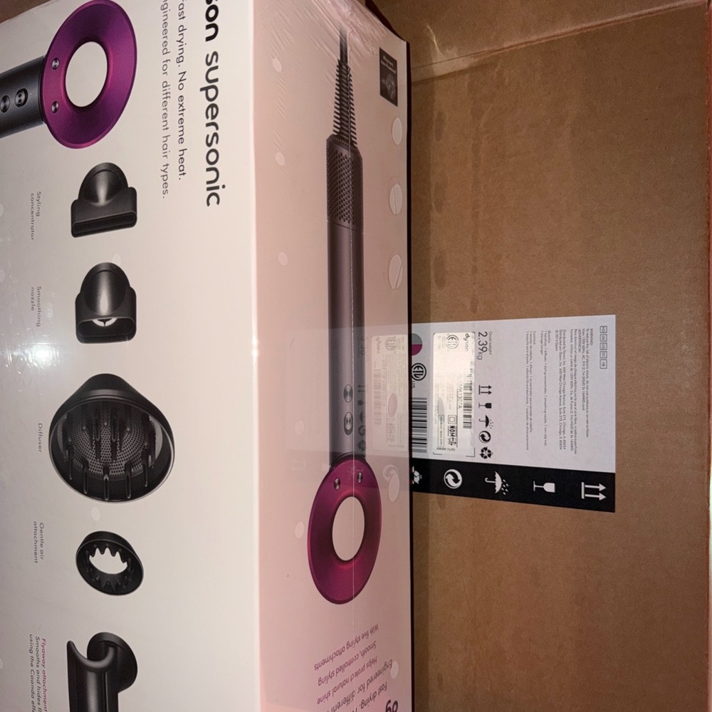 Dyson Supersonic Hair Dryer in Silver and Pink